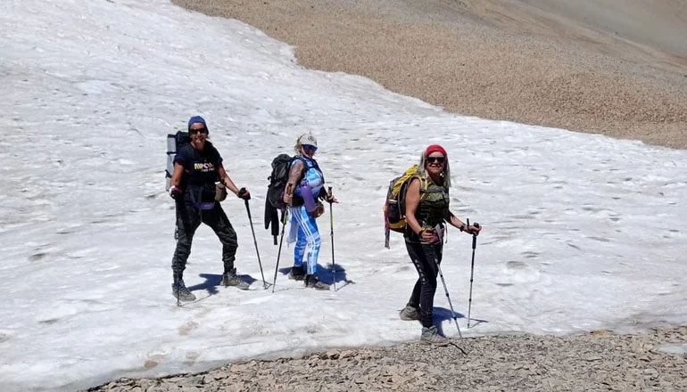 Una travesía inolvidable: tres villamercedinas hicieron «a pie» el Cruce de los Andes